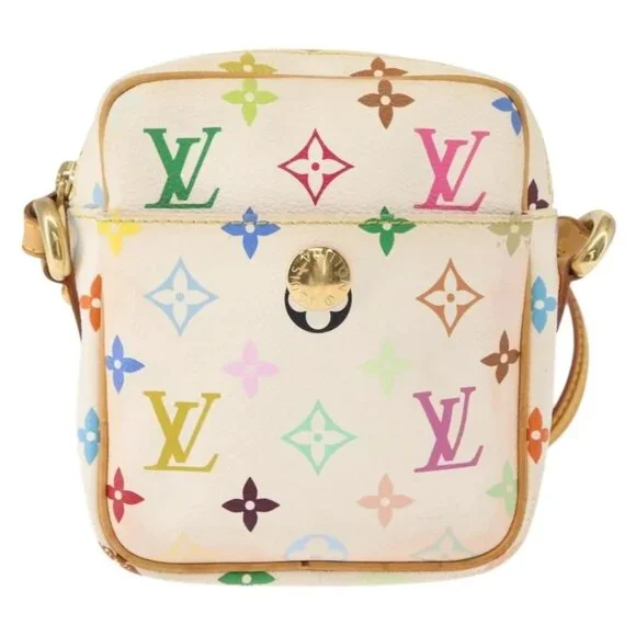 LOUIS VUITTON Monogram Multicolor Lift Shoulder Bag White M40055 LV Auth 150612 - Picture 14 of 16
